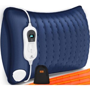 KESSER® Heizkissen elektrisch mit Füllung Inkl. Tasche 100W für Rücken Schulter Nacken Bauch   Sofa-Heizkissen mit Schnellheizung   Wärmekissen mit 3 Temperaturstufen & Abschaltautomatik