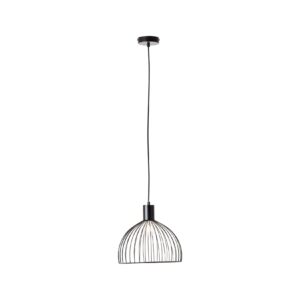 BRILLIANT Blacky Pendelleuchte 30cm schwarz matt   1x A60