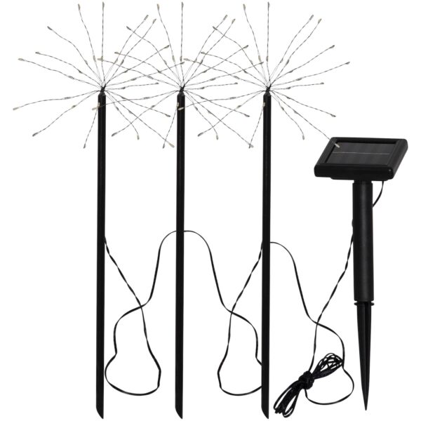 Star Solarstab Firework schwarz 100x40cm