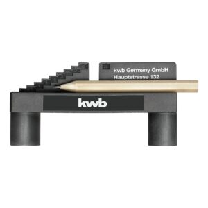 kwb Mittenfinder/Center-Finder zur Mittel-Punkt Ermittlung inkl. Bleistift und Magnet-Funktion