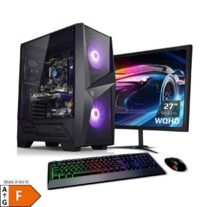 PC Set Gaming mit 27 Zoll TFT Inferno 12 Intel Core i7-12700F