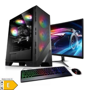 PC Set Gaming mit 24 Zoll TFT Total 10 Intel Core i5-10400F