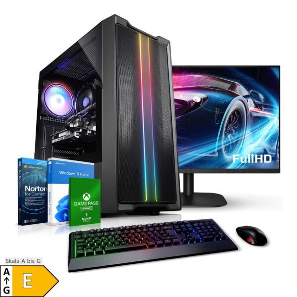 PC Set mit 27 Zoll TFT Total Intel Core i5-12600KF