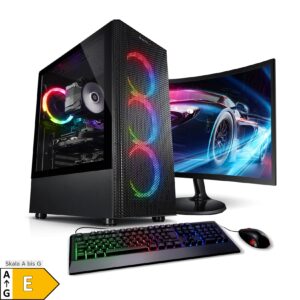 PC Set mit 27 Zoll TFT Total V AMD Ryzen 5 5600X