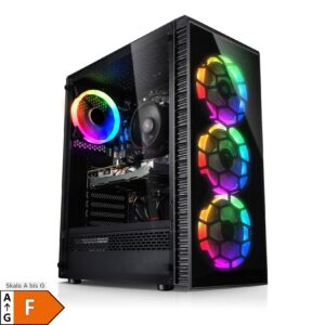 PC Set Gaming mit 27 Zoll TFT Titan VII AMD Ryzen 7 7700X