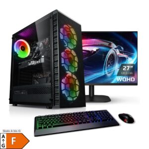 PC Set Gaming mit 27 Zoll TFT Titan VII AMD Ryzen 7 7700X