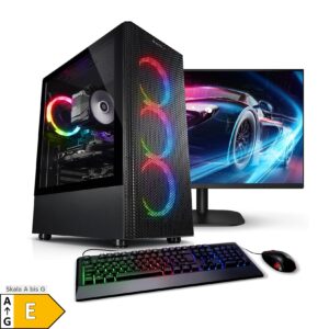 Gaming PC mit 27 Zoll TFT Rhino V AMD Ryzen 7 5700X