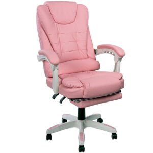 Schreibtischstuhl Design Bürostuhl Racing Chair Chefsessel Gamingstuhl Fußstütze