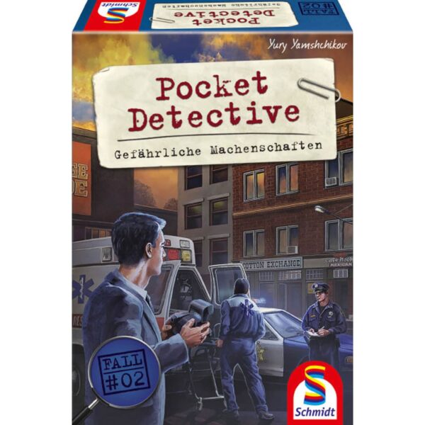 Pocket Detective Gefährliche Machenschaften Brettspiel