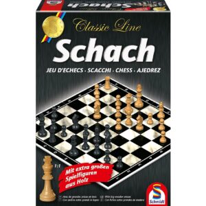 Schach mit extra großen Figuren