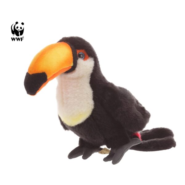 WWF Plüschtier Tukan (18cm) Kuscheltier Stofftier Vogel lebensecht