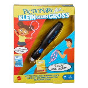 Mattel - Zeichenspiel - Pictionary Air KLEIN gegen GROSS