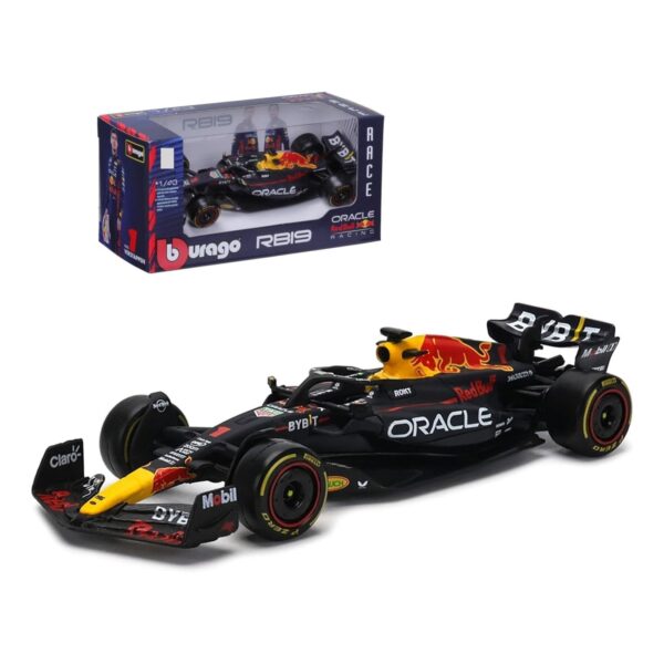 Bburago 18-38082 - Modellauto - Red Bull Racing F1 RB19 Verstappen #1 (Maßstab 1:43) Formel 1