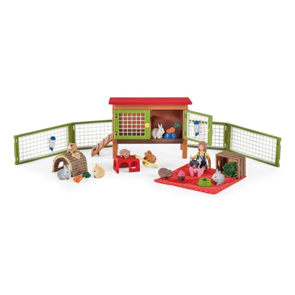 Schleich 72160 - Tierfiguren Farm World - Picknick mit kleinen Haustieren