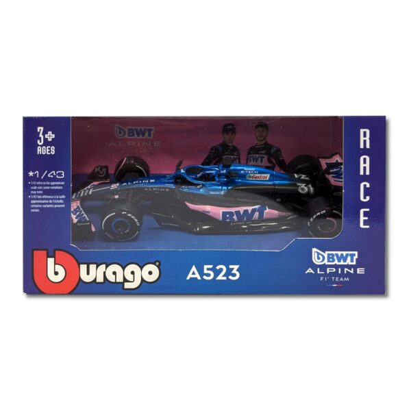 Bburago 18-38072O - Modellauto - F1 Renault Alpine A523 '23 #31 Ocon (Maßstab 1:43)