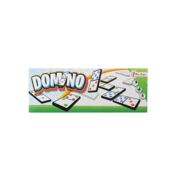 Toi-Toys - Domino-Spiel - vielseitiges Zahl- und Farbenspiel Gesellschaftsspiel Familienspiel Denkspiel