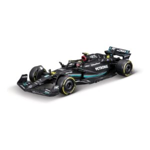 Bburago 18-38081H - Modellauto - F1 Mercedes AMG W14 '23 #44 Hamilton (mit Helm