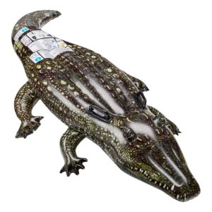 INTEX 57551NP - Schwimmtier - realistisches Krokodil (170x86cm) Alligator Gator