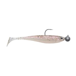 Jackson Zanderbait 10cm Rigged Salt n Pepper Zanderangeln Gummifisch montiert