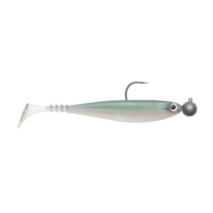 Jackson Zanderbait 12cm Rigged Laube (Bleak) Zanderangeln Gummifisch montiert