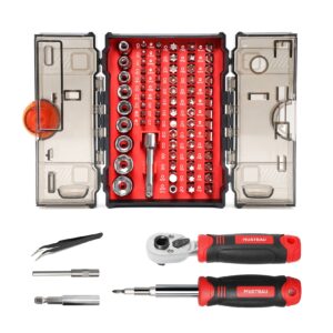 MUSTBAU 78-teilige Ratschenschraubendreher-Set