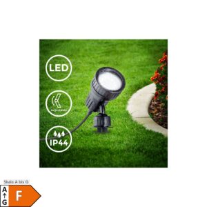 LED Garten-Strahler GU10 Erd-Spieß IP44  3W