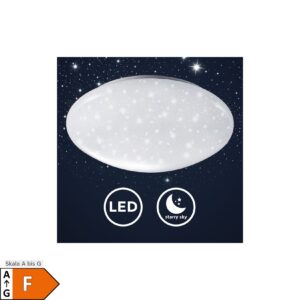 LED Deckenleuchte 28cm Sternenlicht Glitzereffekt 12W neutralweiß