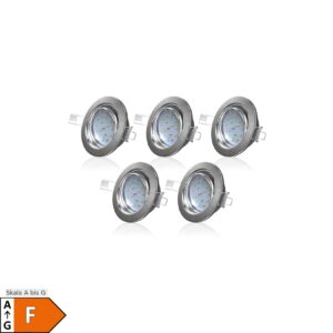 LED Einbau-Strahler Decken-Spots 5er Set 5W