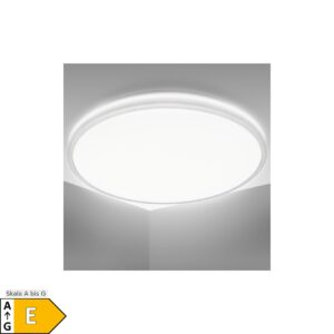 LED Deckenleuchte modern indirekt Silber 24W