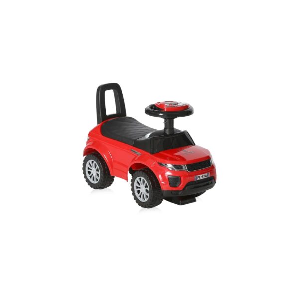 Lorelli Rutscher 2 in 1 Kinderauto Off Road Musikfunktion Rückenlehne ab 12 Mon. in rot