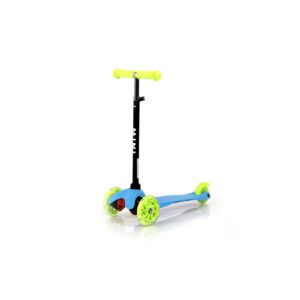 Lorelli Kinderroller Mini klappbar verstellbar PU Räder leuchten ABEC-7 Bremse grün