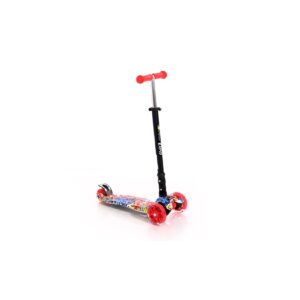 Lorelli Kinderroller Rapid PU Räder leuchten ABEC-7 Bremse klappbar verstellbar in rot