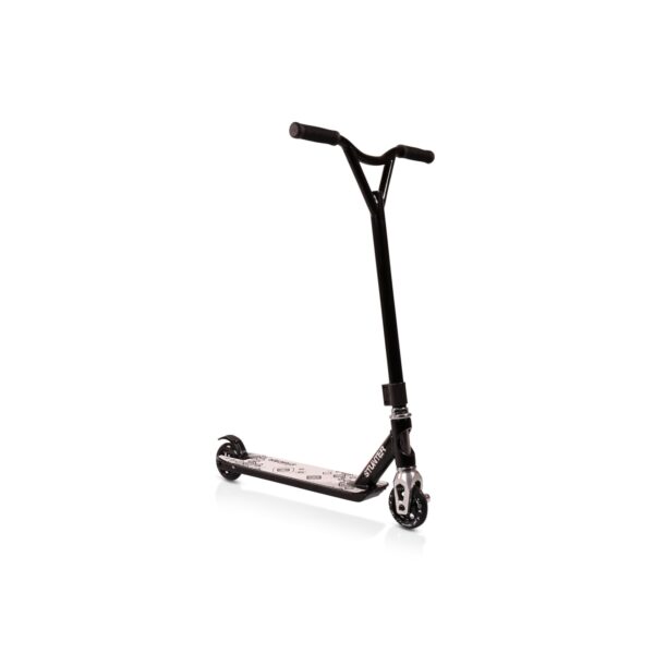 Byox Kinderroller Stunter Aluminium PU Räder ABEC-9 Lenker 360° drehbar Bremse schwarz