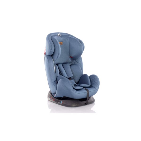 Lorelli Kindersitz Galaxy Gruppe 0+/1/2/3 (0 - 36 kg) Kissen Reboard verstellbar blau