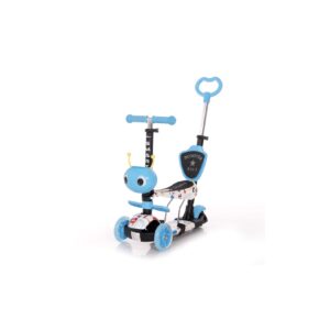 Lorelli Scooter Smart Plus 5 in 1 verstellbar PU Räder leuchten ABEC-7 Lager  blau