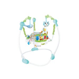 Kikkaboo Hopser Jumper Forest Spielcenter Musikpanel Licht Sitz 360° drehbar blau