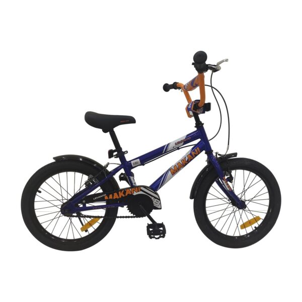 Makani Kinderfahrrad Levanto 18 Zoll verstellbar Reflektoren Schutzblech Klingel hellblau