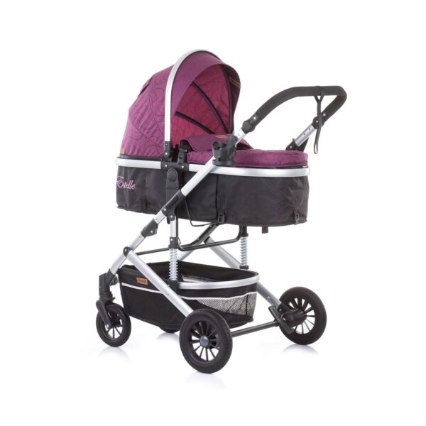 Chipolino Kombikinderwagen 2 in 1 Estelle Babywanne Sportsitz verstellbar lila