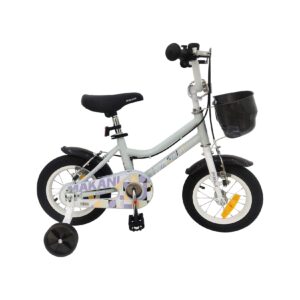 Makani Kinderfahrrad 12 Zoll Pali Stützräder Klingel Sitz und Lenker verstellbar blau