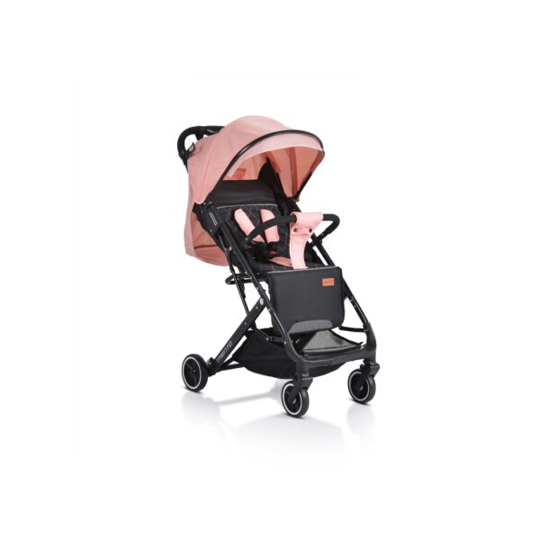 Moni Kinderwagen Buggy Trento faltbar Moskitonetz Getränkehalter Hinterradbremse rosa