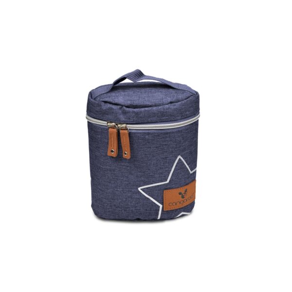 Cangaroo Thermotasche Charlie Thermobox für 2 Babyflaschen Reißverschluss Griff blau