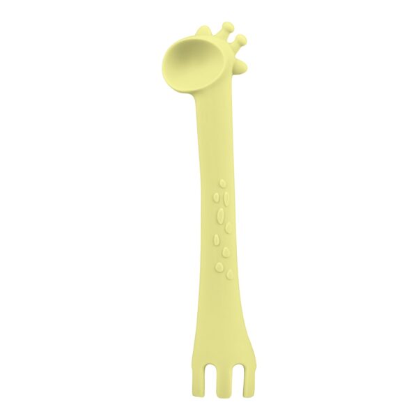 Kikkaboo Kinder Silikonlöffel Giraffe