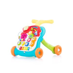 Chipolino Lauflernwagen 2 in 1 Multi Spieltisch Motorikspielcenter Musik Telefon bunt