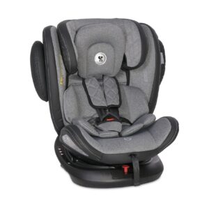 Lorelli Kindersitz Aviator SPS Isofix Gruppe 0+/1/2/3 (0 - 36 kg) 0 - 12 Jahre grau hellgrau