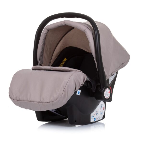 Chipolino Kindersitz Babyschale Havana Gruppe 0+ (0 -13 kg) Adapter