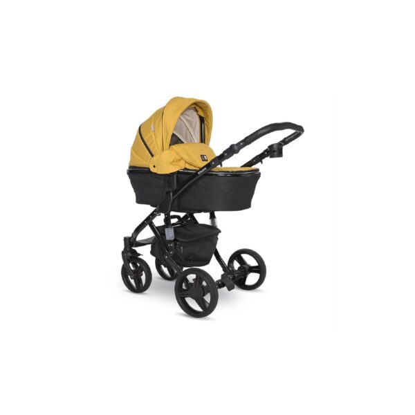 Lorelli Kinderwagen Rimini Premium Sportsitz Tragewanne Moskitonetz verstellbar gelb