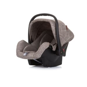 Chipolino Babyschale Aspen Gruppe 0+ (0-13 kg) Fußabdeckung Schaukelbasis Kissen beige