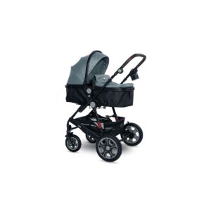 Lorelli Kinderwagen Lora faltbar Gummiräder Tragetasche Sportsitz Fußabdeckung blau