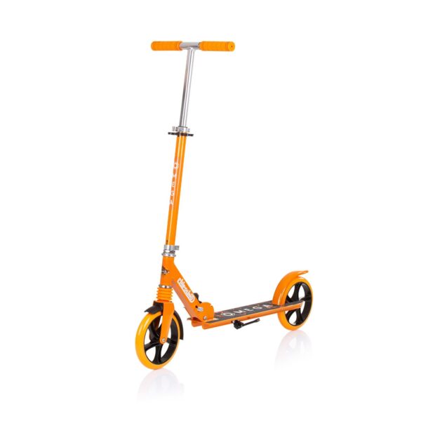 Chipolino Kinderroller Omega PU Räder ABEC-7 Lager verstellbar faltbar Bremse orange