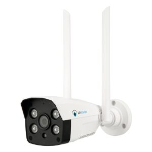 LUVISION 4G / LTE Spotlight 3MP IP Überwachungskamera Kamera mit SIM Mobilfunk Karte Sirene Outdoor